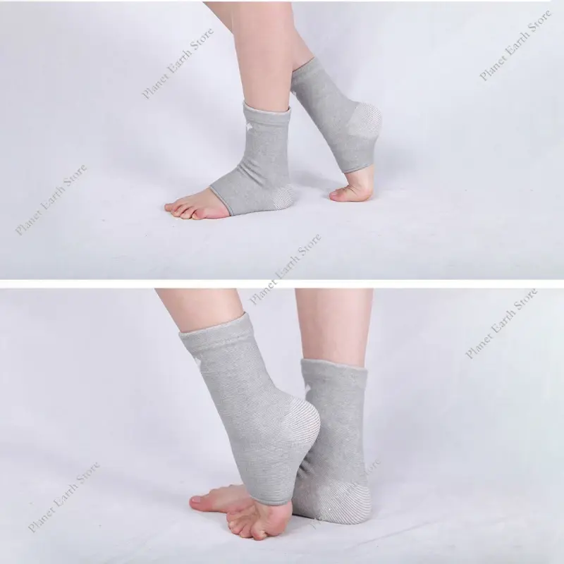 1Pair Arch Support Sleeve Sprain Prevention Sport Fitness Guard Band Fabric Arch Sock Compression Protection Ankle Knitted Socks