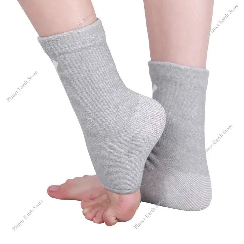 1Pair Arch Support Sleeve Sprain Prevention Sport Fitness Guard Band Fabric Arch Sock Compression Protection Ankle Knitted Socks