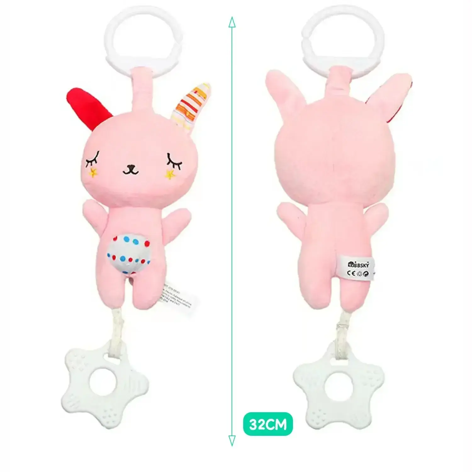 Baby Crib Hanging Rattles Toys Car Seat Toy Soft Mobiles Stroller Crib Cot Spiral Toy Pram Hanging Dolls for Baby Newborn Gift