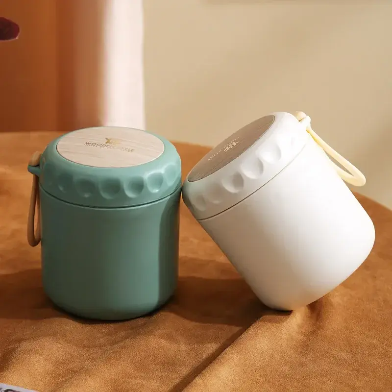 Food Thermal Jar Insulated Soup Cup Thermos Containers Stainless Steel Lunch Box Thermo Keep Hot for School Children Travel