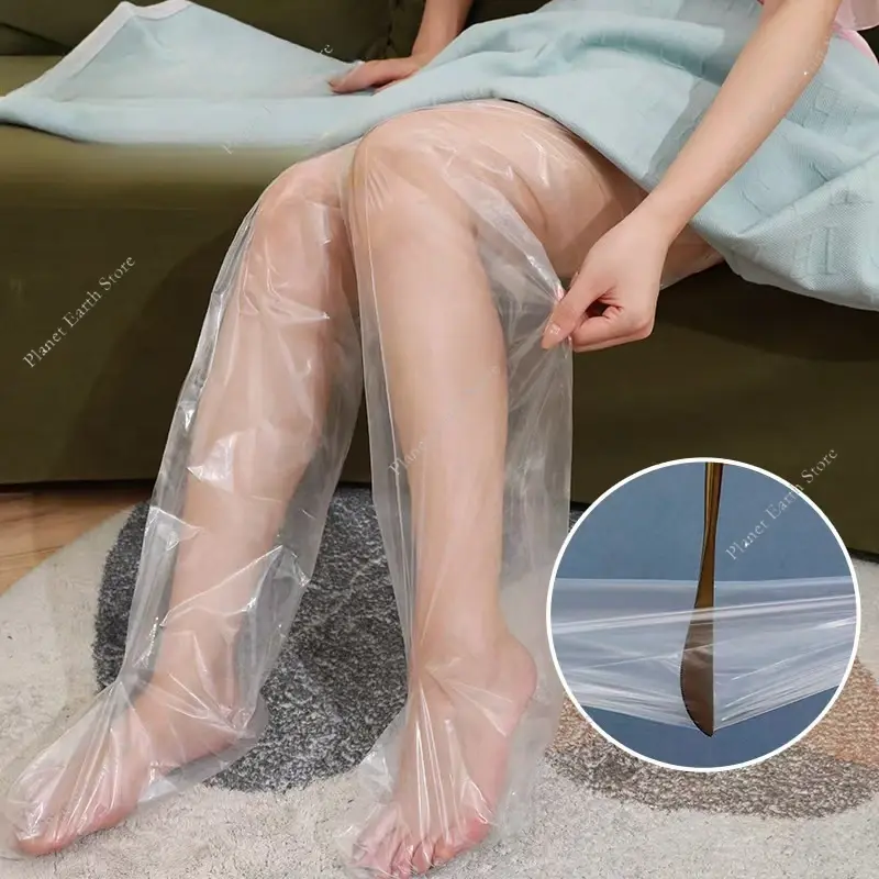 Liners Hand or Foot Treatments Bags-5/10/20 Pair Transparent Thickened Moisturizing Film for Beauty Salons Socks and Gloves Bags