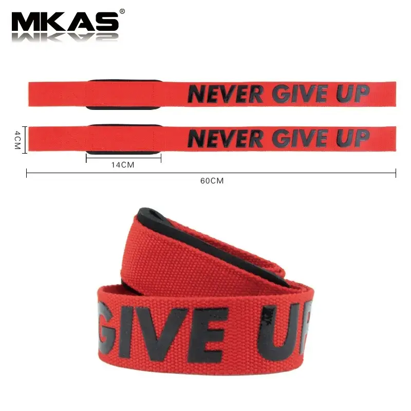 1Pair Non-slip Strap Gym Dumbbell Workout Weights Lifting Straps Fitness Equipment Wrist Wrap Lift Exercise Training