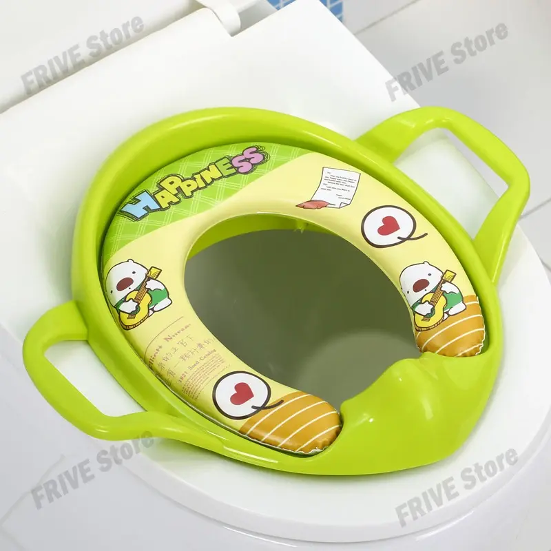Baby Child Potty Toilet Trainer Seat Cartoon Soft Baby Toilet Seat Baby Toilet Training Toilet Chair Toilet Seat for Children