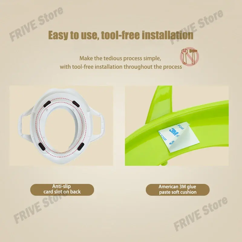 Baby Child Potty Toilet Trainer Seat Cartoon Soft Baby Toilet Seat Baby Toilet Training Toilet Chair Toilet Seat for Children