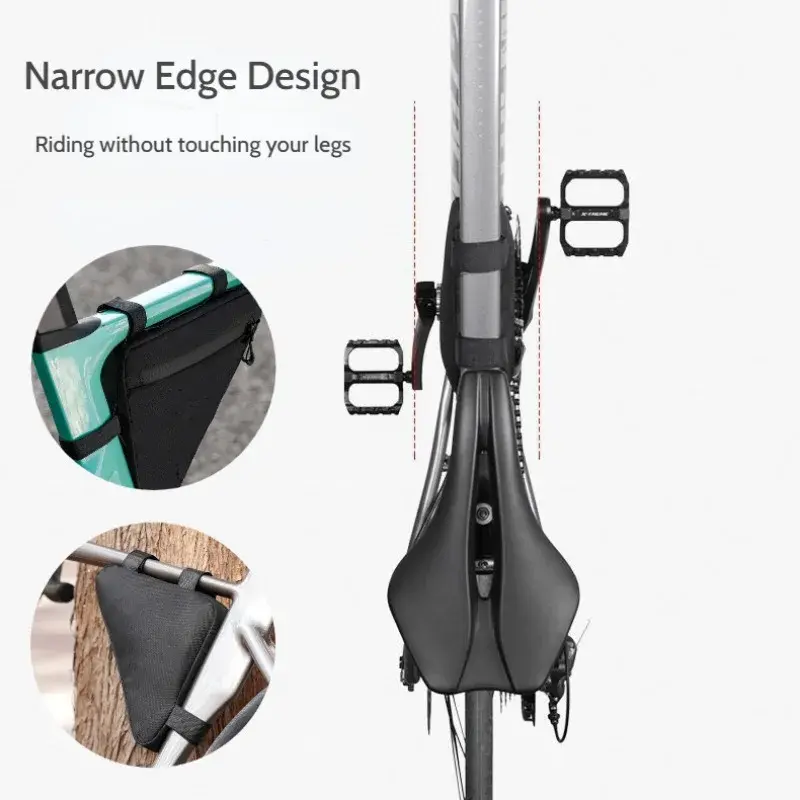 Bike Bicycle Bag Front Tube Frame Handlebar Waterproof Cycling Bags Triangle Pouch Frame Holder Bicycle Accessories