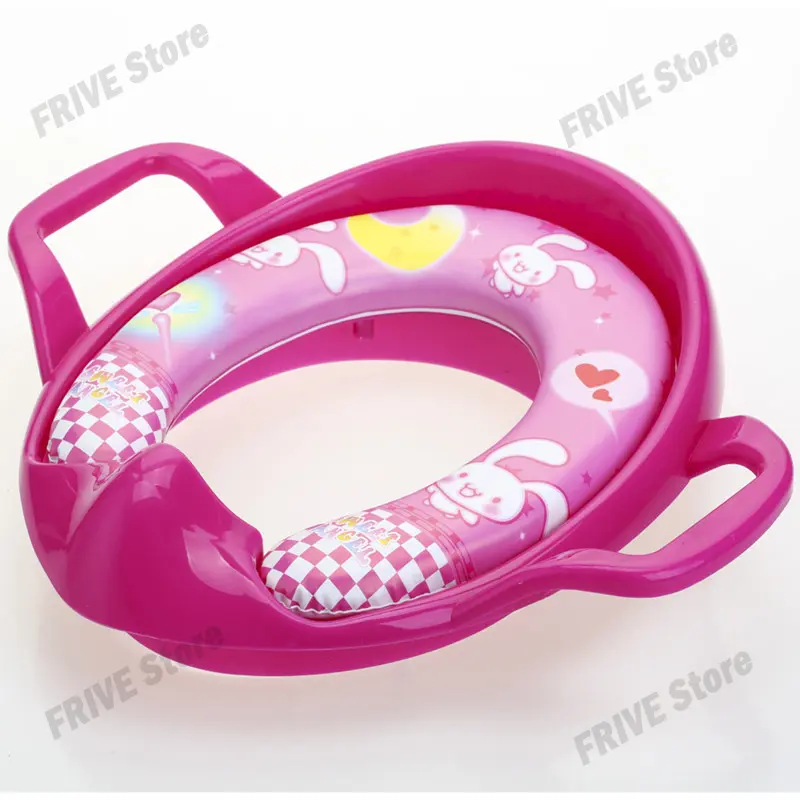 Baby Child Potty Toilet Trainer Seat Cartoon Soft Baby Toilet Seat Baby Toilet Training Toilet Chair Toilet Seat for Children