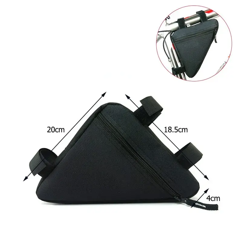 Bike Bicycle Bag Front Tube Frame Handlebar Waterproof Cycling Bags Triangle Pouch Frame Holder Bicycle Accessories