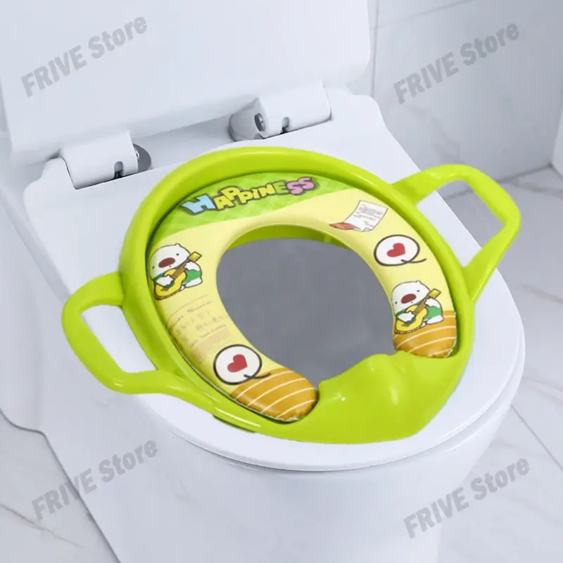 Baby Child Potty Toilet Trainer Seat Cartoon Soft Baby Toilet Seat Baby Toilet Training Toilet Chair Toilet Seat for Children