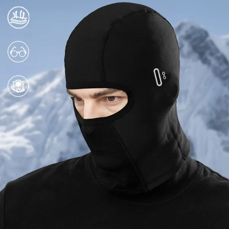 Motorcycle Balaclava Summer UV Protection Glasses Face Breathable Hole Men Women Quick-Drying Motorcyclist Winter Warm Ski Mask