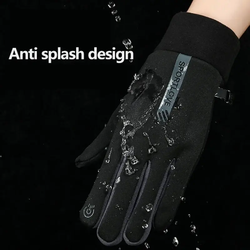 Winter Gloves Women Cycling Bike Thermal Fleece Cold Resistance Wind Waterproof Bicycle Warm Outdoor Running Skiing Mittens