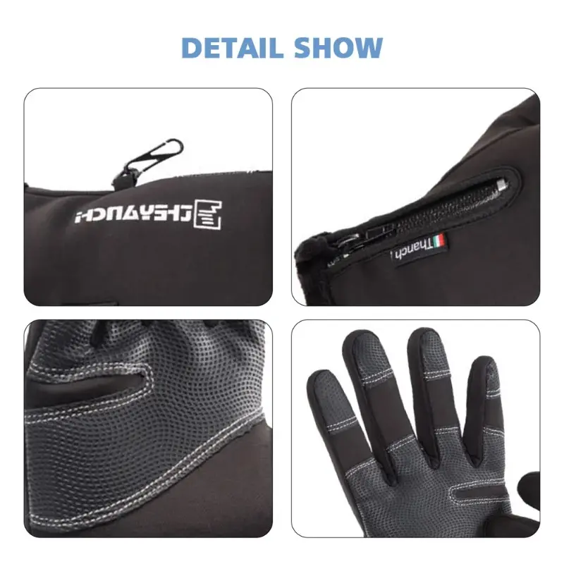 Winter Gloves Waterproof Thermal Touch Screen Windproof Warm for Cold Weather Running Hiking Ski Snowboarding Men Women