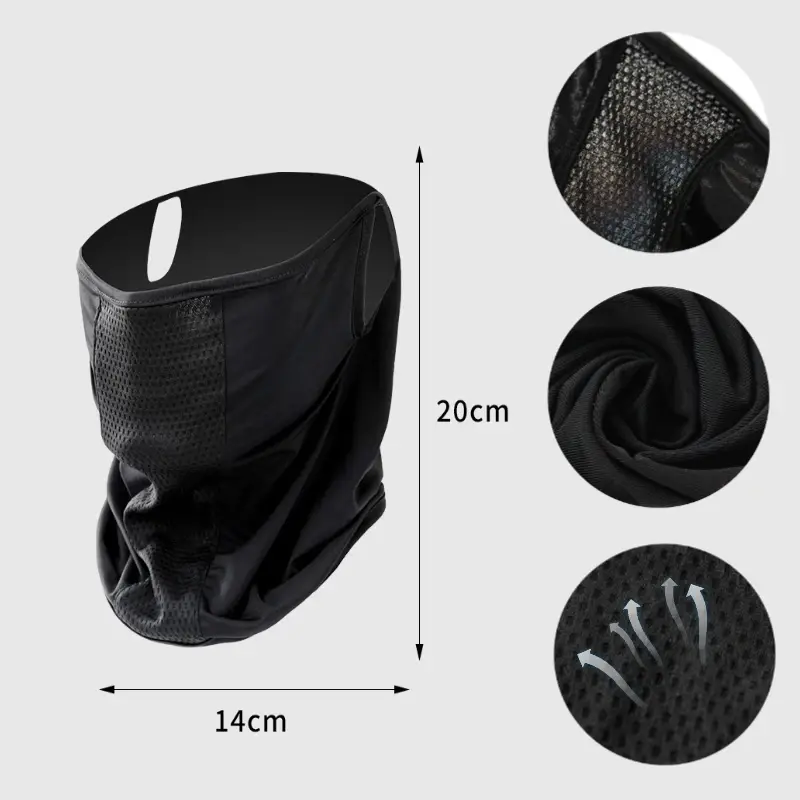 Cycling Masks Headwear Bandana Head Wrap Face Scarf Mask Neck Balaclava Breathable Light Cool Wind Outdoor Hiking Ice Silk Mask