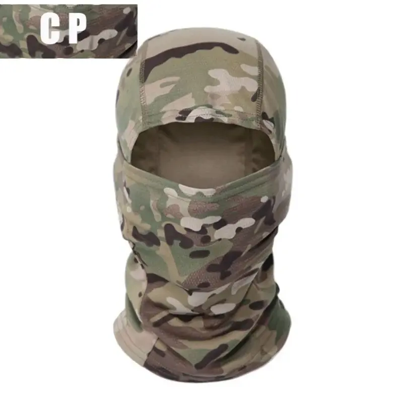 Multi-Pattern Tactical Balaclava Full Face Mask Shield Cover for Cycling Hunting Camouflage Hat Scarf Outdoor Sports Gear