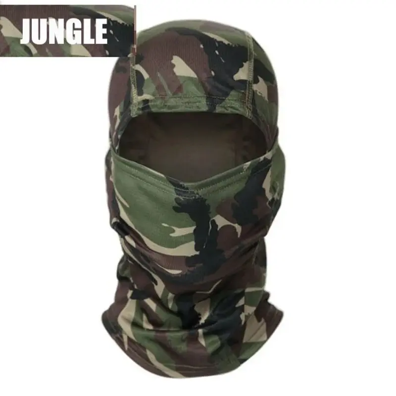 Multi-Pattern Tactical Balaclava Full Face Mask Shield Cover for Cycling Hunting Camouflage Hat Scarf Outdoor Sports Gear