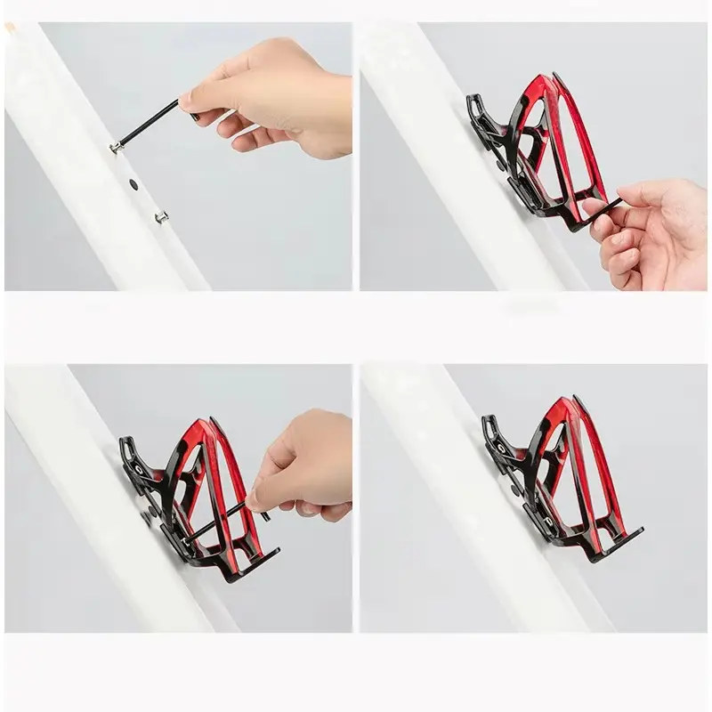 1 Set Cycling Bottle Cages MTB Road Bicycle Water Bottle Holder Colorful Lightweight Cycling Bottle Bracket Bicycle Accessory