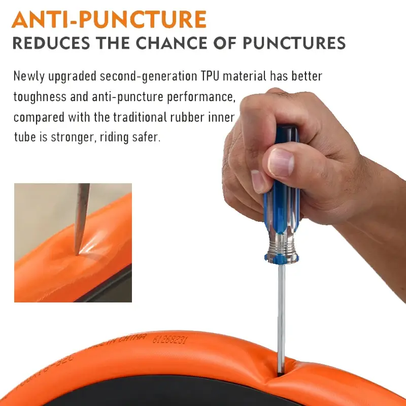 1Pcs Ultralight 28g Bike Inner Tube 700X18 25 28 32 Road Bicycle TPU Material Tire 65mm Length French Valve Cycling Accessories