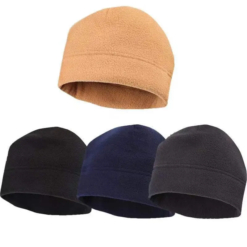 Tactical Fleece Hat&Scarf Set Thermal Head Cover Winter Warm Balaclava Face Mask Sports Cycling Bonnet Neck Protector