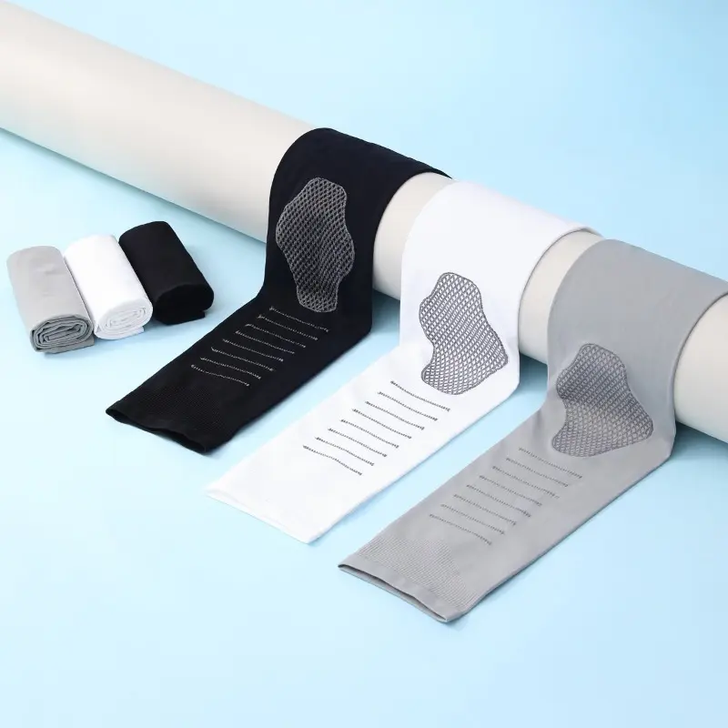 2PCS Ice Silk Sunscreen Sleeves Sun UV Protection Arm Sleeve Quick-drying Sweat-absorbent Breathable Arm Gloves Hand Protector