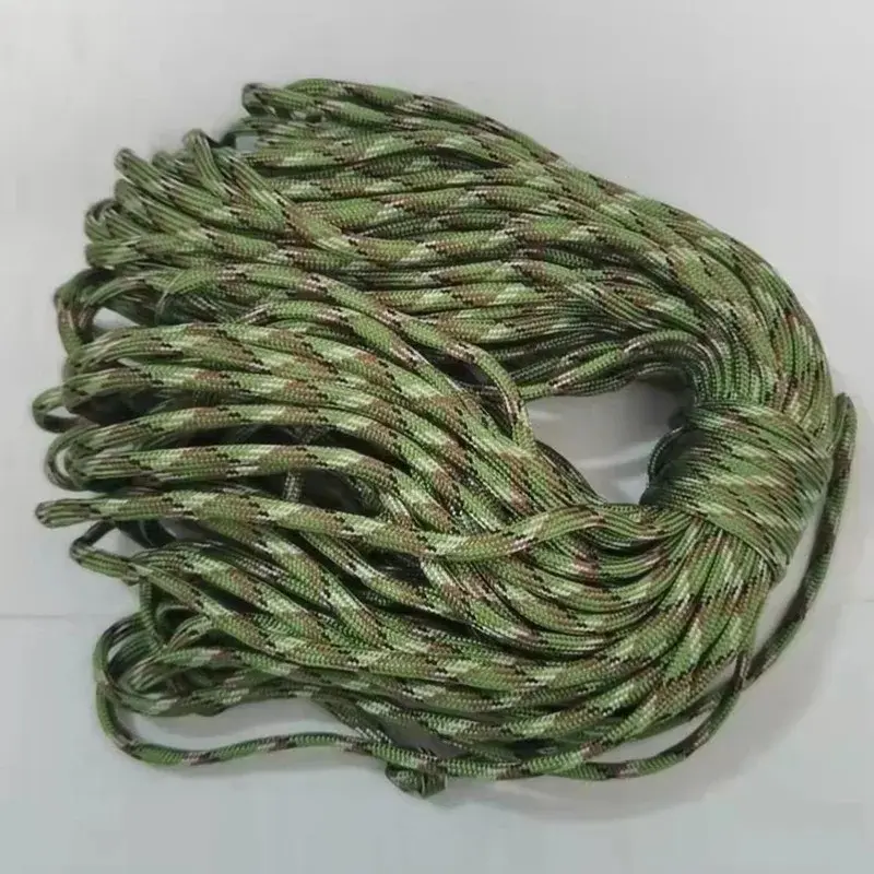 7-Core 650lb Paracord 5/15M Dia 4mm Military Tactical Survival Parachute Rope for DIY Making Lanyard Bracelet Dog Collar Tent