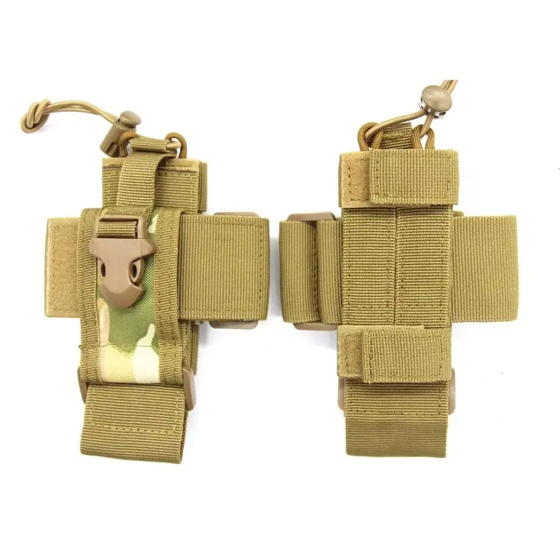 Tactical Walkie Talkie Holder Bag Molle Radio Pouch Nylon Waist Pack Pocket Pendant Pouch Hunting Accessories Outdoor Gear