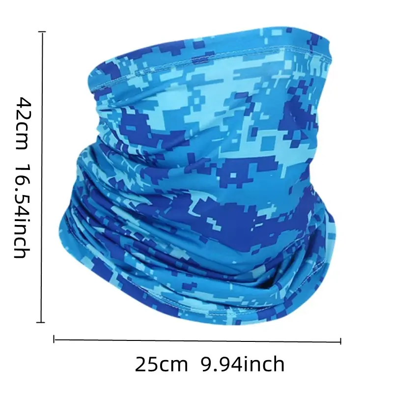 Outdoor Ice Silk Sun Protection Bib Spring and Summer Motorcycle Neck Cover Sports Bandana Riding Mask Full Face