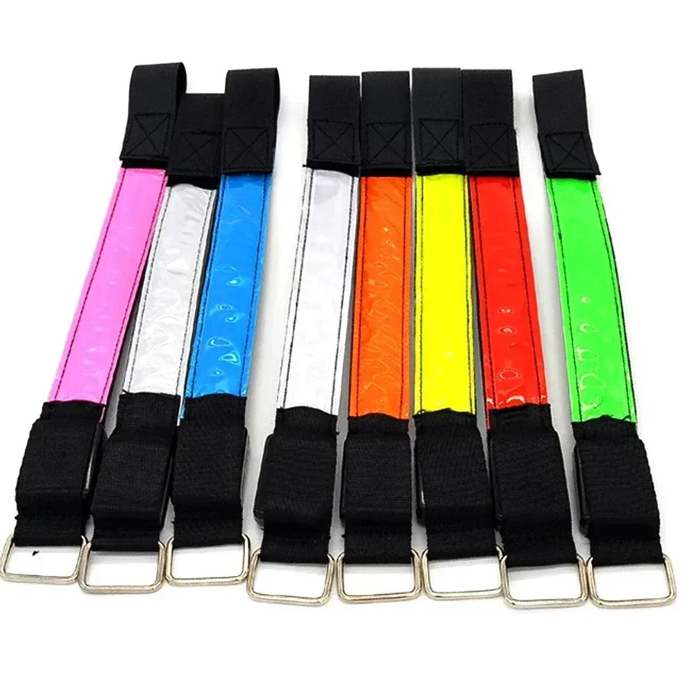 LED Light Luminous Night Running Armband Bracelet Night Reflective Safety Belt Sports Arm Band Cycling Concert Roller Light