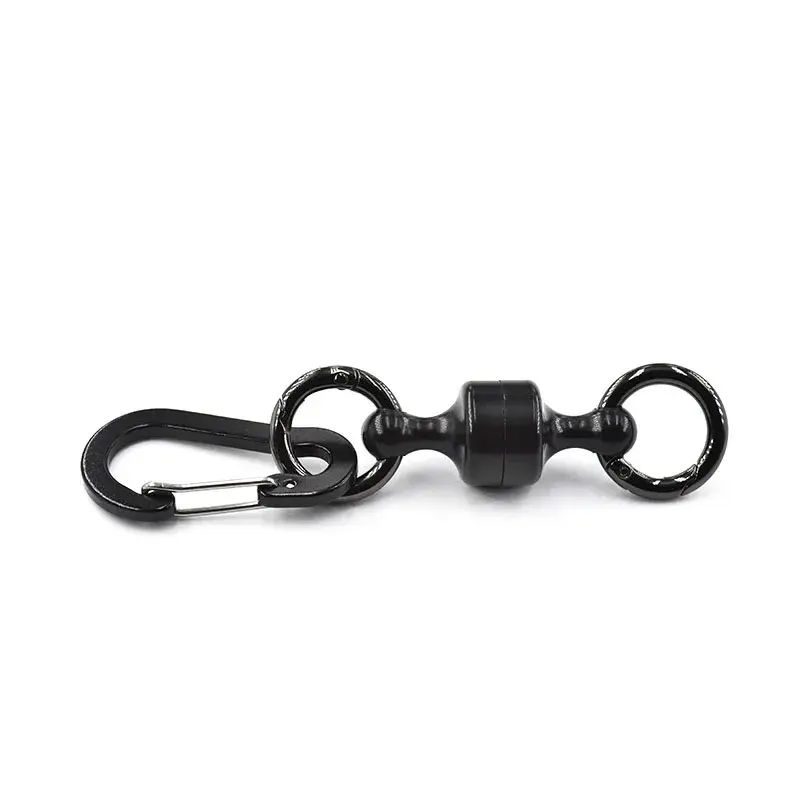 Portable Strong Magnetic Hook Outdoor Tent Camping Climbing Carabiner Mountaineering Buckle Hiking Fishing Lanyard Clip Tools