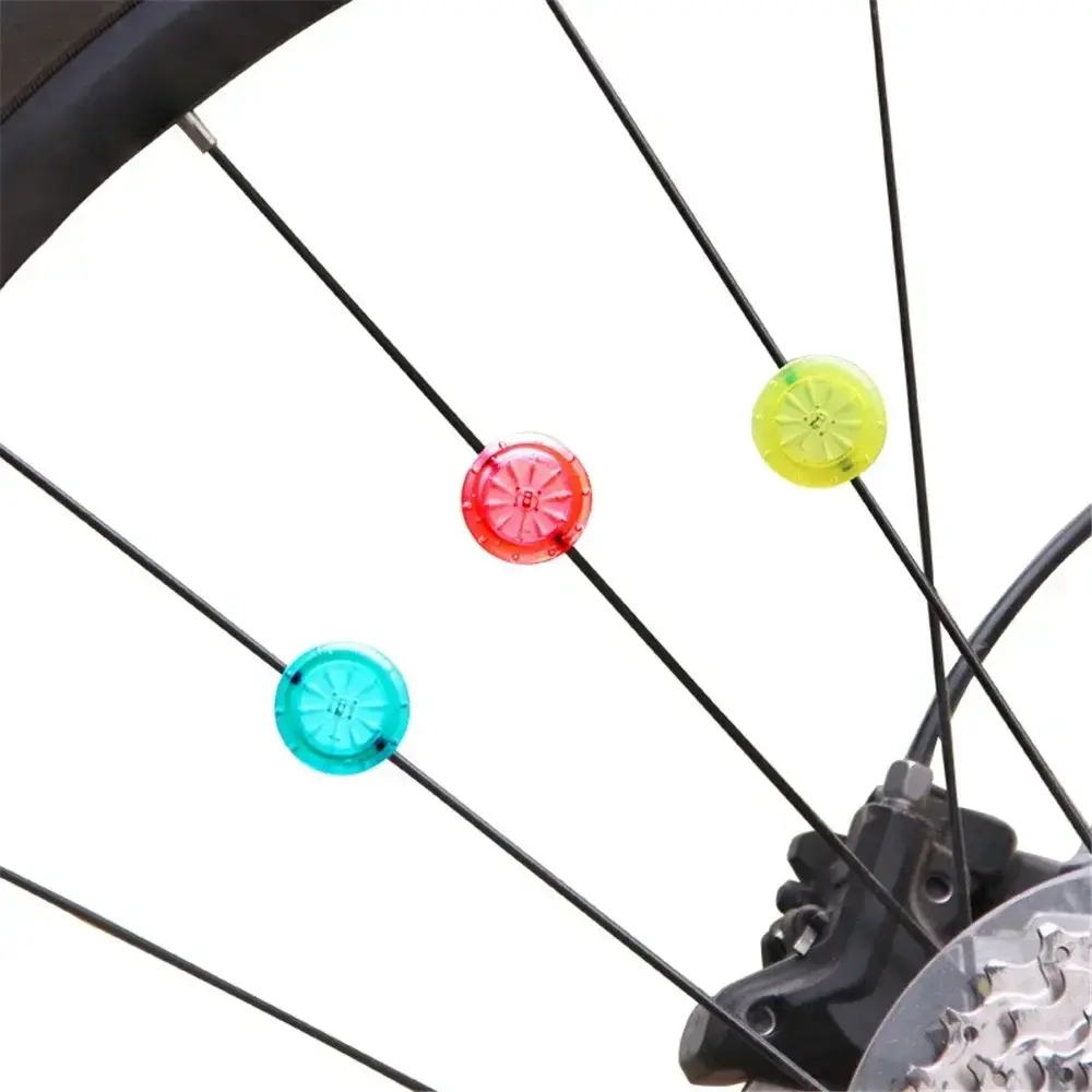 Bicycle Spoke Light Waterproof Shining Bike LED Wheel Tire Flicker Decorative Lamp Safety Warning Cycling Gear Accessory