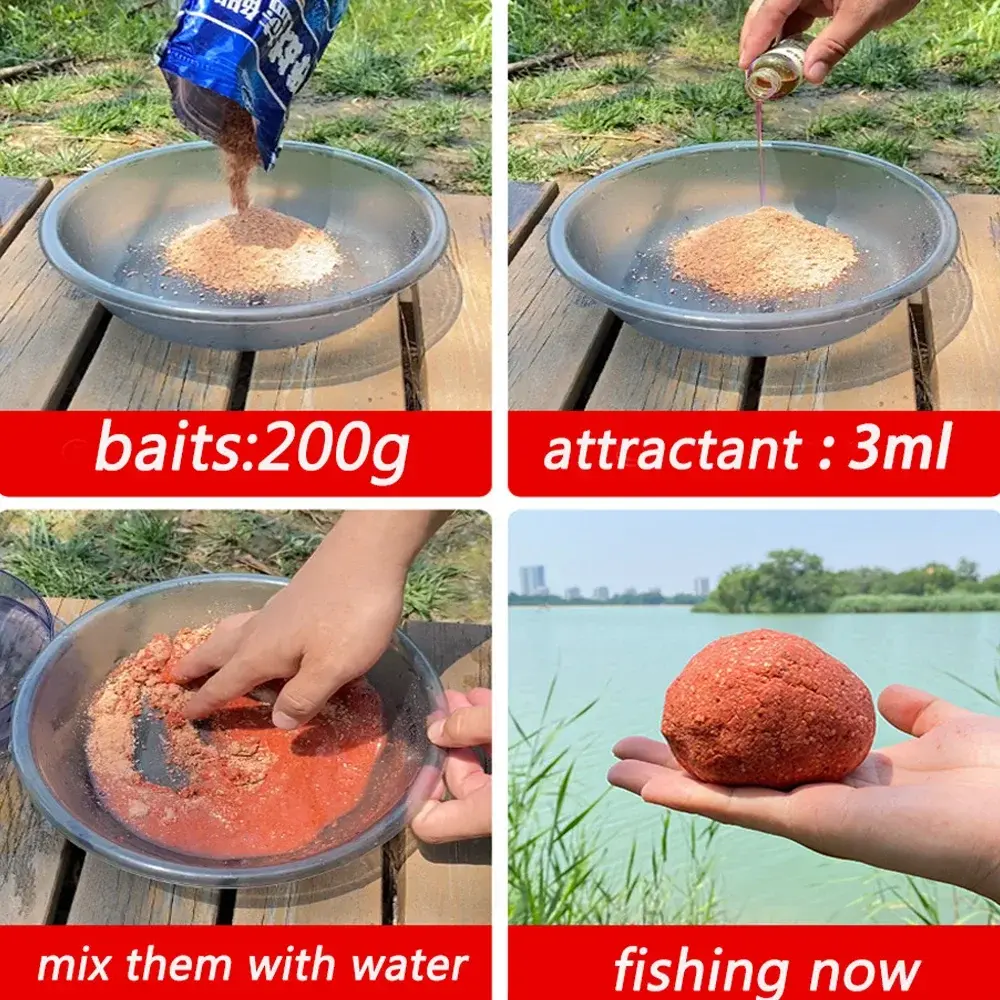 60ml Liquid Fish Bait Fishing Material Carp Bait Nest Material Lure Additive Carp Fishing Artificial Bait Fishing Accessories