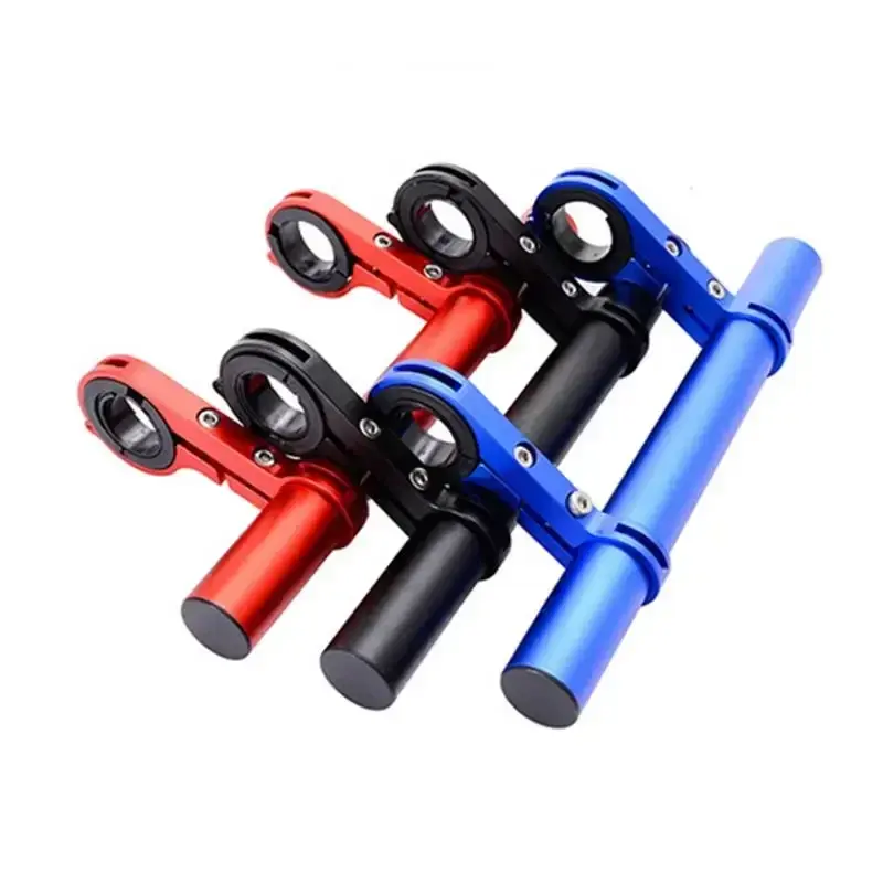 10/20/30cm Bicycle Handlebar Extended Bracket MTB Headlight Mount Extented Bar Road Mountain Bike Handlebar Extender Rack Parts