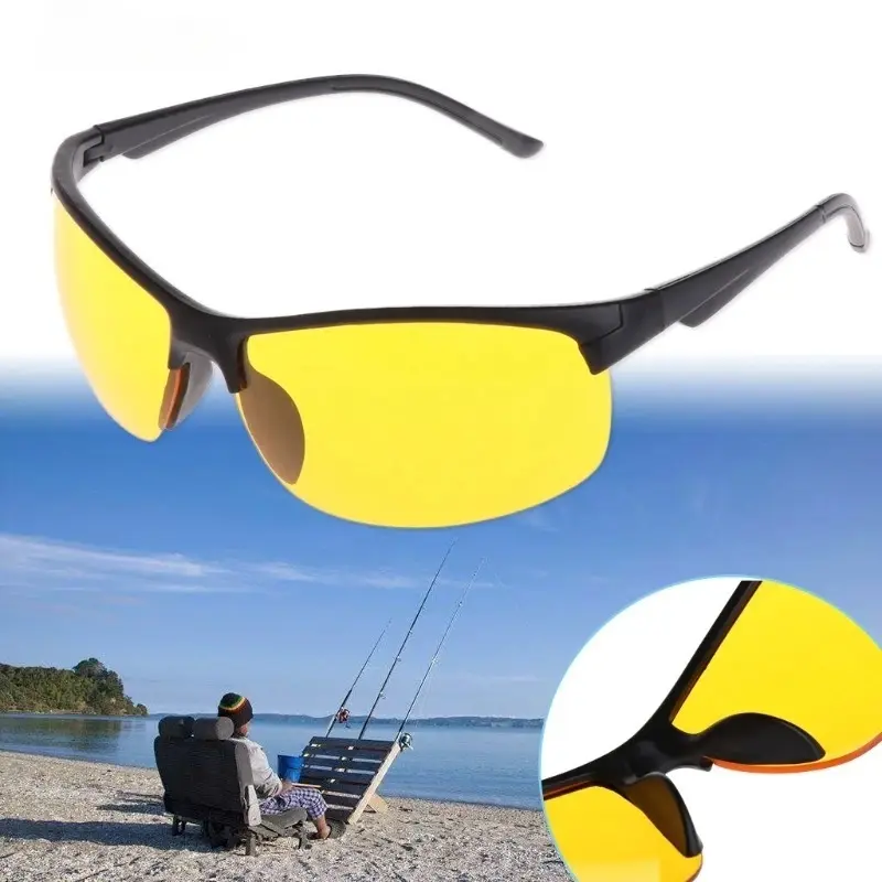 Fashion Anti-Glare Night Vision Driver Goggles Night Driving Glasses Enhanced Light Fashion Sunglasses Goggles Car Accessories
