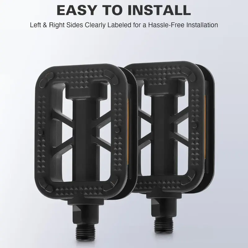 1Pair Bicycle Pedals Ultralight MTB Road Pedal Cycling Mountain Bike Accessories Foot Plat Anti-slip Pedals Foot Pedals Univeral