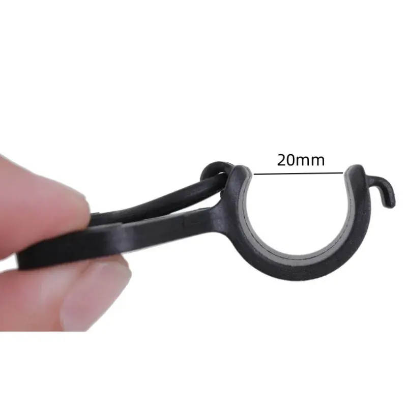 20mm Cycling Bicycle Pump Holder Silicone Strap Portable Bike Air Pump Clips Inflator Clamp Mount Bracket Holder Fixing Clip