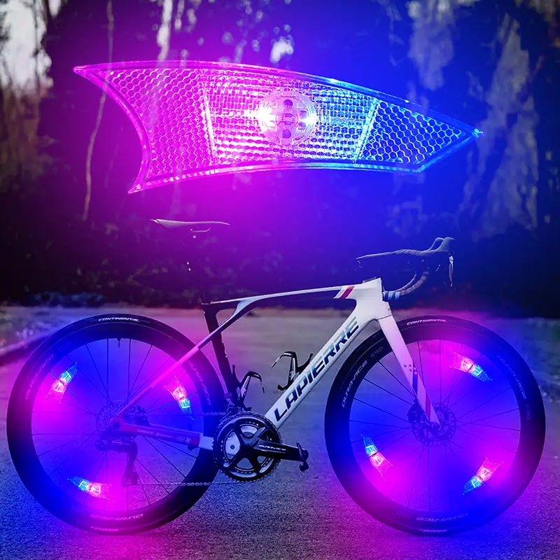 Bicycle Wheel Decals Reflective Tape Strips Bike Reflective Stickers For Children Balance Bike Accessories