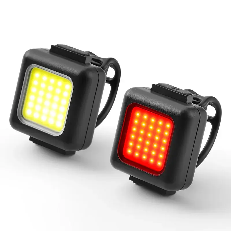 1PC Mini Mountain Bike Light Multifunctional Strong Lights Bicycle Front Light Outdoor Backpack Buckle Light Bicycle Flashlight