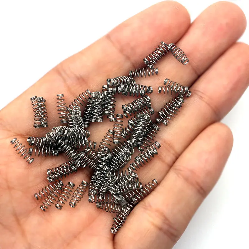 100Pcs Fish Hook Spring Bait Feeder Lure Trap Accessories Fishbait Feeder Tackle Carp Explosion Jig Hooks Fishing Tools S/M/L