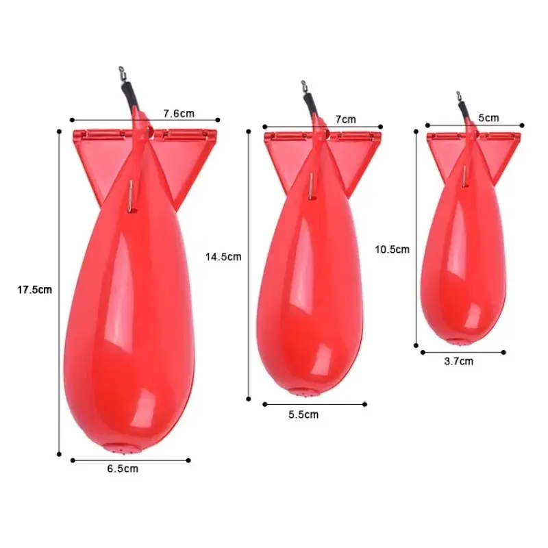 Carp Fishing Large Rockets Bomb Fishing Tackle Feeders Pellet Rocket Feeder Float Bait Holder Maker Tackle Accessories
