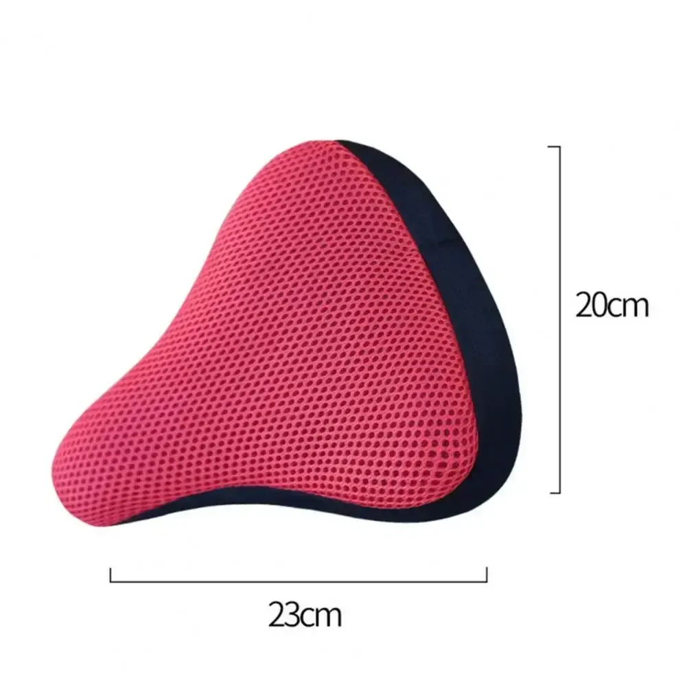 Bicycle Saddle 3D Soft Bike Seat Cover Cycling Silicone Seat Cushion Cycling Breathable Saddle Comfortable Bicycle Bike 자전거안