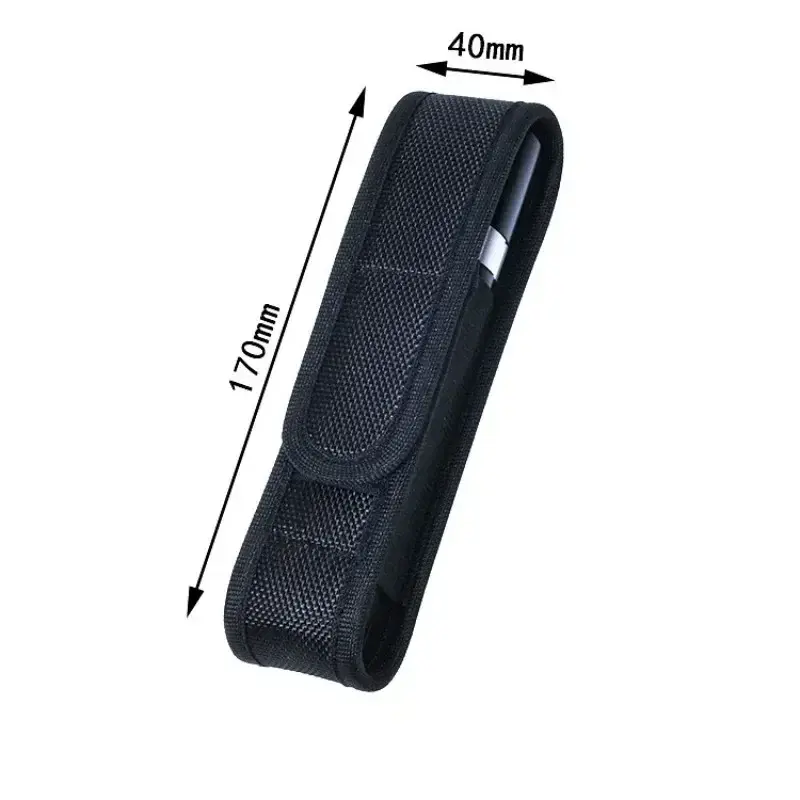 Tactical Flashlight Pouch LED Flashlight Holster Bag Torch Storage Cover Case Multitool Holder Pocket Camping Hunting Equipment