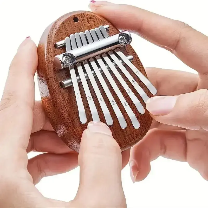 Piano Musical Instrument Convenient to Carry Thumb Piano Heart-shaped Crystal Thumb Piano for Party for Beginning Oboist