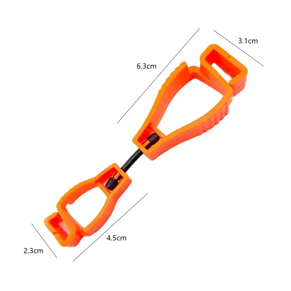 3pcs Multifunctional Glove Clip Holder Hanger Guard Labor Work Clamp Grabber Catcher Safety Work Tools Glasses Storage Hanger
