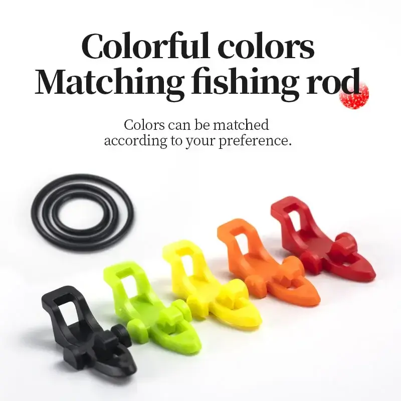 1 Kit 3 Sizes Rings Fishing Jig Hooks Keeper Lure Holder Protector for Fishing Rod Fixed Bait Tools Portable Pocket Accessories