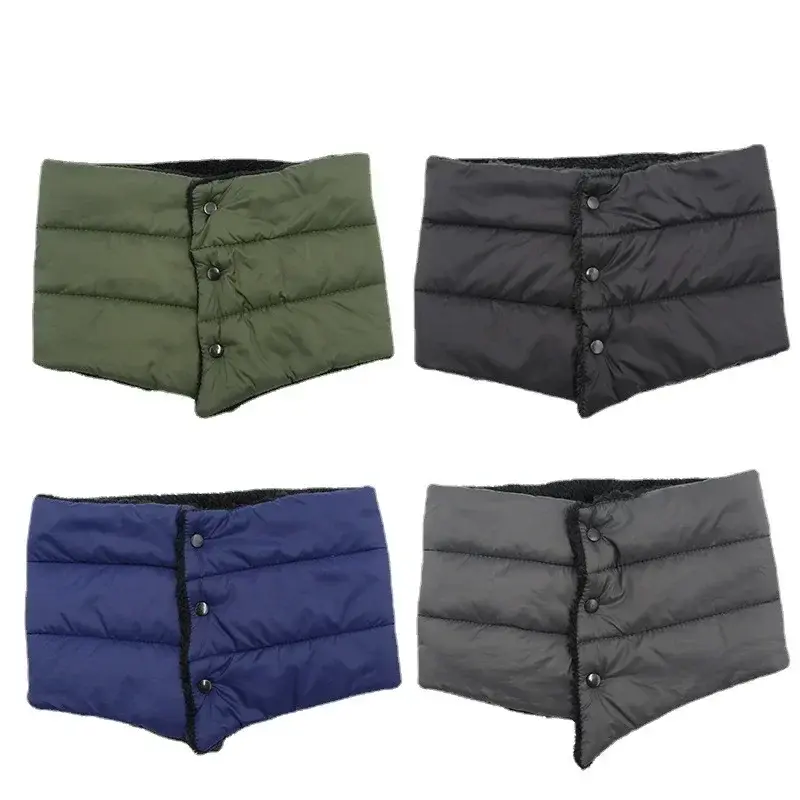 Fashion Design Thick Neck Warm Head Scarf Unisex Winter Scarves Waterproof Warm Velvet Scarf Outdoor Down Scarf