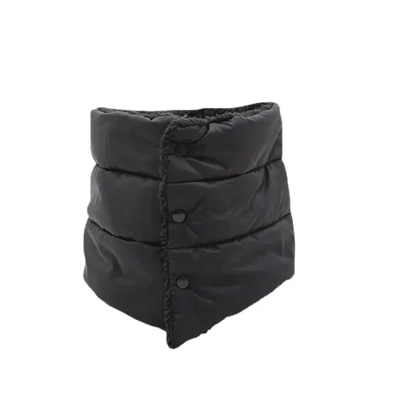 Fashion Design Thick Neck Warm Head Scarf Unisex Winter Scarves Waterproof Warm Velvet Scarf Outdoor Down Scarf