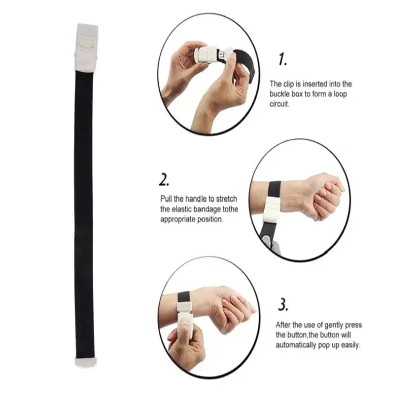 1Pcs Colorful Medical Paramedic Tourniquet Quick Release Buckle Outdoor Sport Emergency for First Aid Medical Nurse General Use