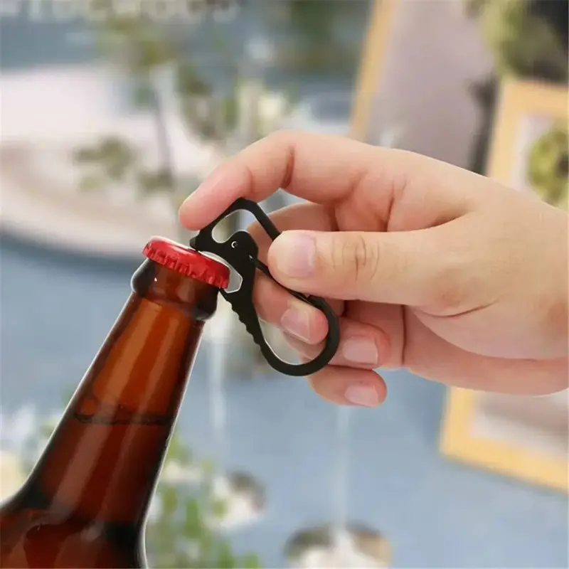 Stainless Steel Rope Camping Telescopic Burglar Chain Key Holder Tactical Keychain Outdoor Key Ring Return Retractable Key Chain