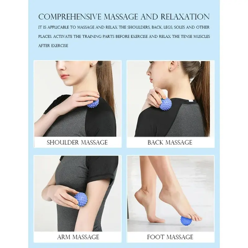 Massage Ball Foot Massager Body Fascia Muscle Relaxation legs Hand legs Massage Roller Yoga Fitness Health Care Tool