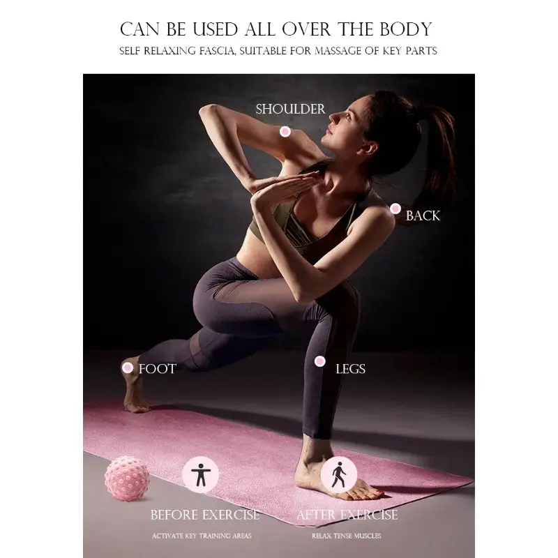 Massage Ball Foot Massager Body Fascia Muscle Relaxation legs Hand legs Massage Roller Yoga Fitness Health Care Tool