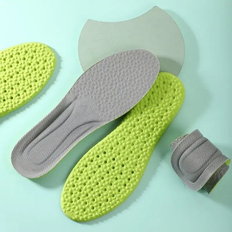 2PCS Feet Orthopedic Shoe Sole Running Soft Memory Foam Insoles For Shoes Men Women Deodorant Absorb-Sweat Massage Sport Insole