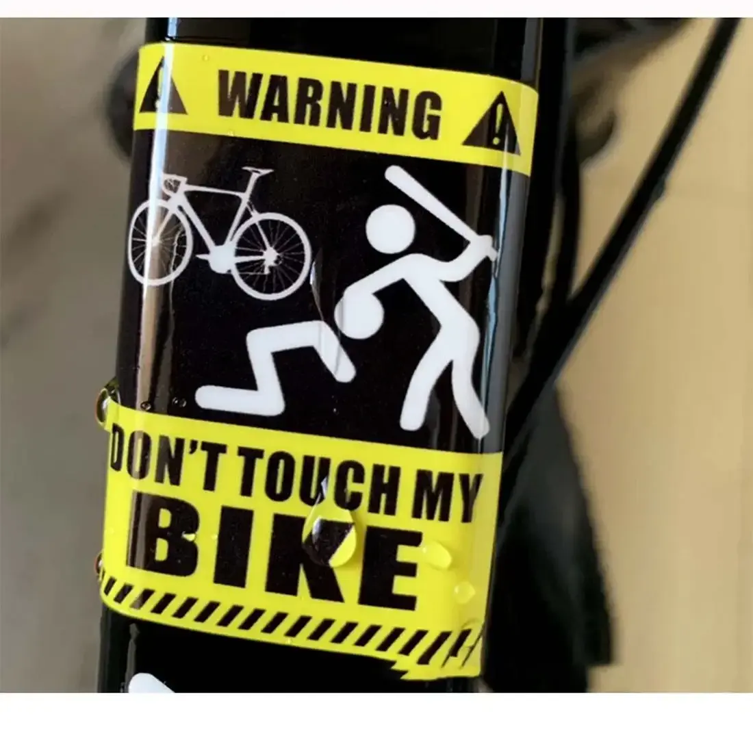 3D MTB Bike Scratch Resistant Protect Frame Removeable Sticker Road Bicycle Paster Don't Move My Bike Car Auto Decal Guard Cover